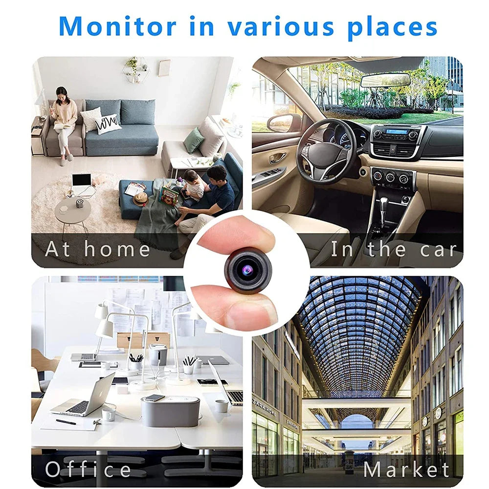 Mini Camera 1080P Smart Home Wifi USB Real-Time Surveillance IP Cam Night Vsion Motion Detection Loop Recording Video Recorder