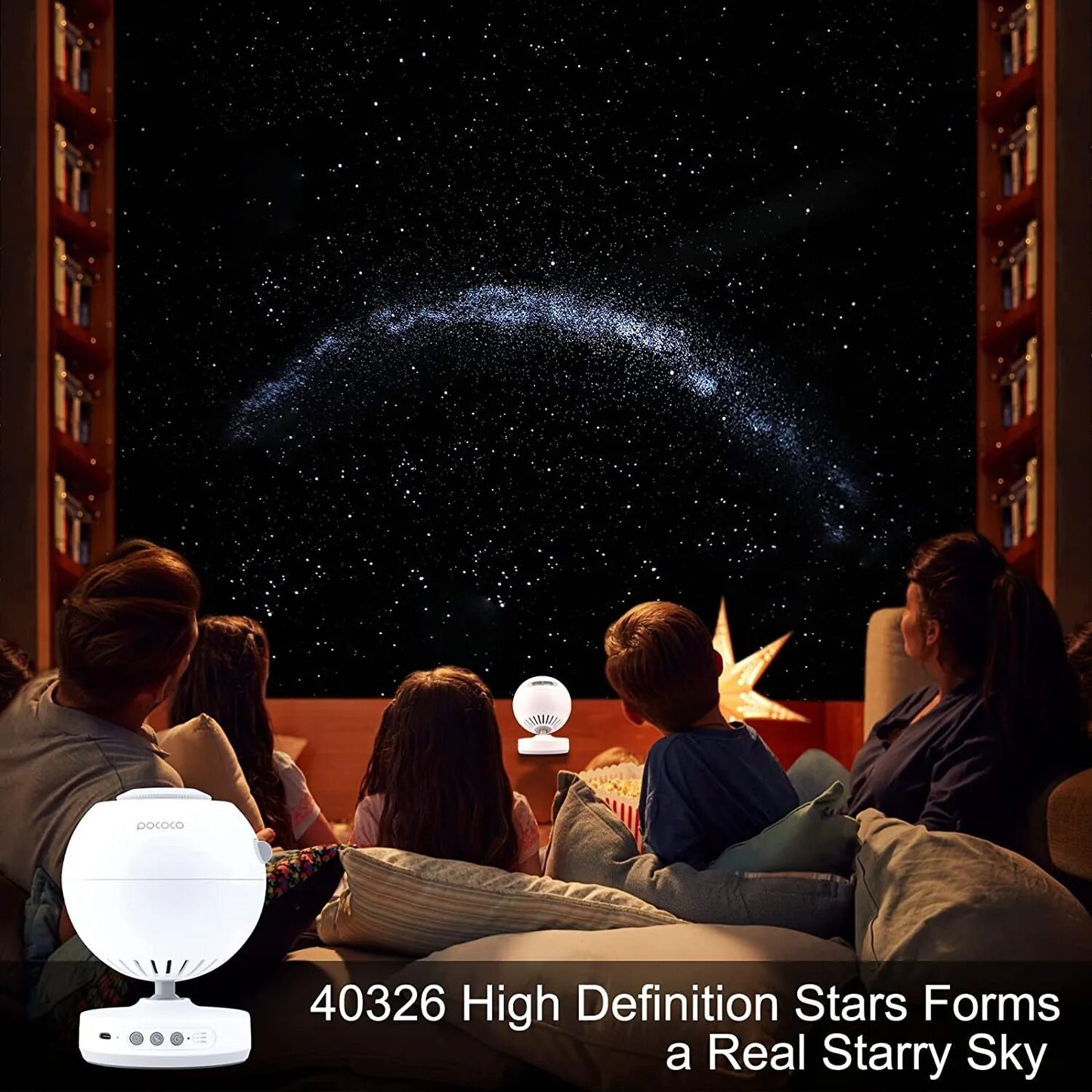 POCOCO Star Projector, Galaxy Lite Home Planetarium