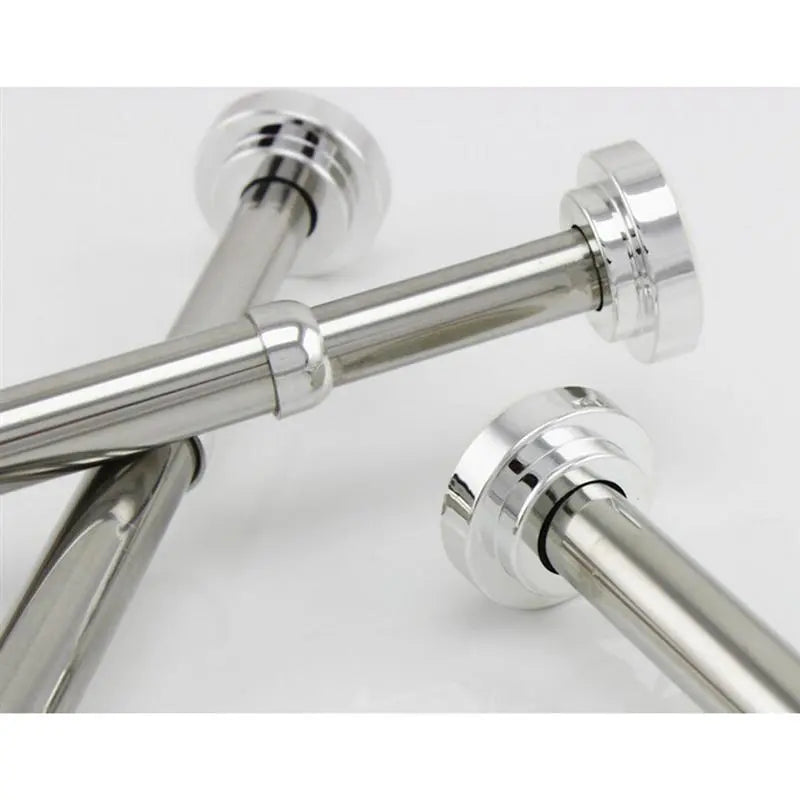 Adjustable Stainless Steel Spring Tension Rod Rail for Clothes