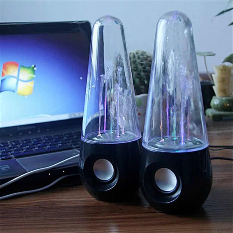Usb powered water dance colorful speaker