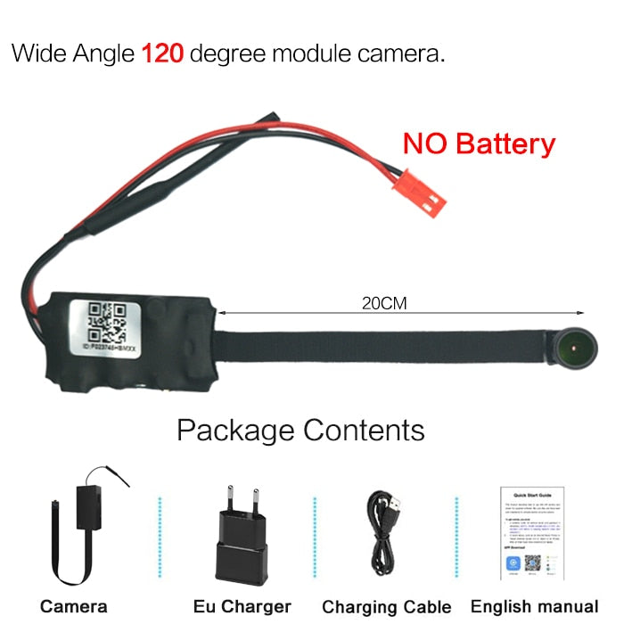 WiFi IP Mini Nanny Camera Module Motion P2P battery Camera Video Recorder Home security mini camcorder remote control Hidden TF
