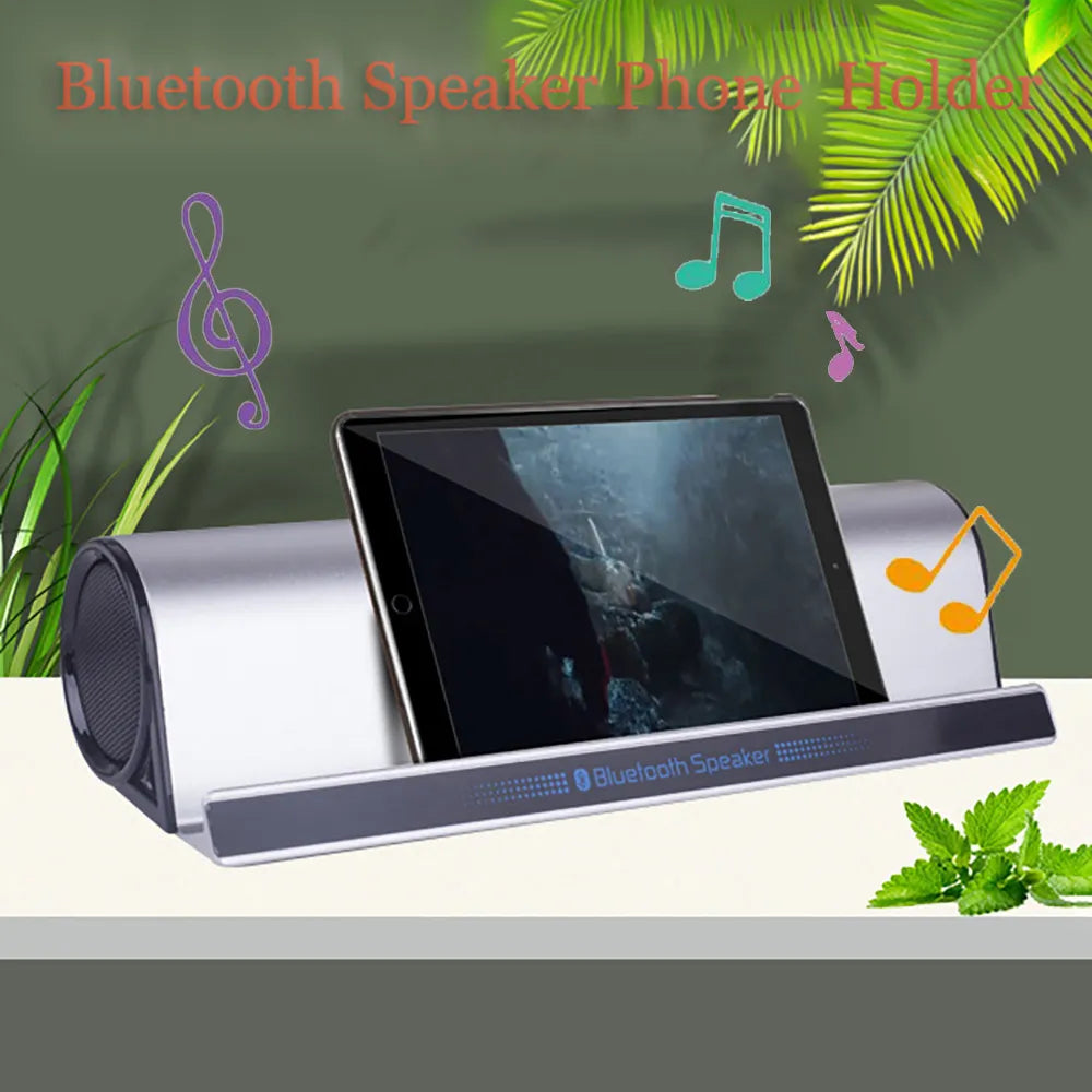 New Phone Tablet Stand Holder with Wireless Bluetooth Speaker