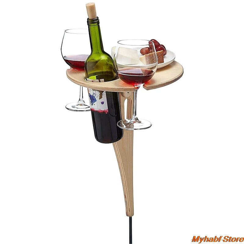 Retro nostalgia Creative Foldable Wine Table