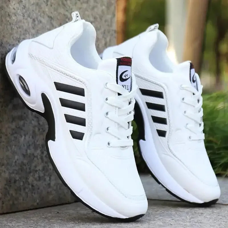 Men Shoes High Quality Men Sneakers Fashion Non-slip Outdoor Casual Shoes Man 2023 Spring Comfortable Four Bars White Shoes