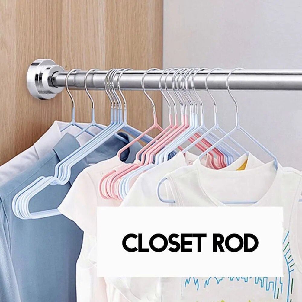 No-Drill Adjustable Clothes Drying Rack