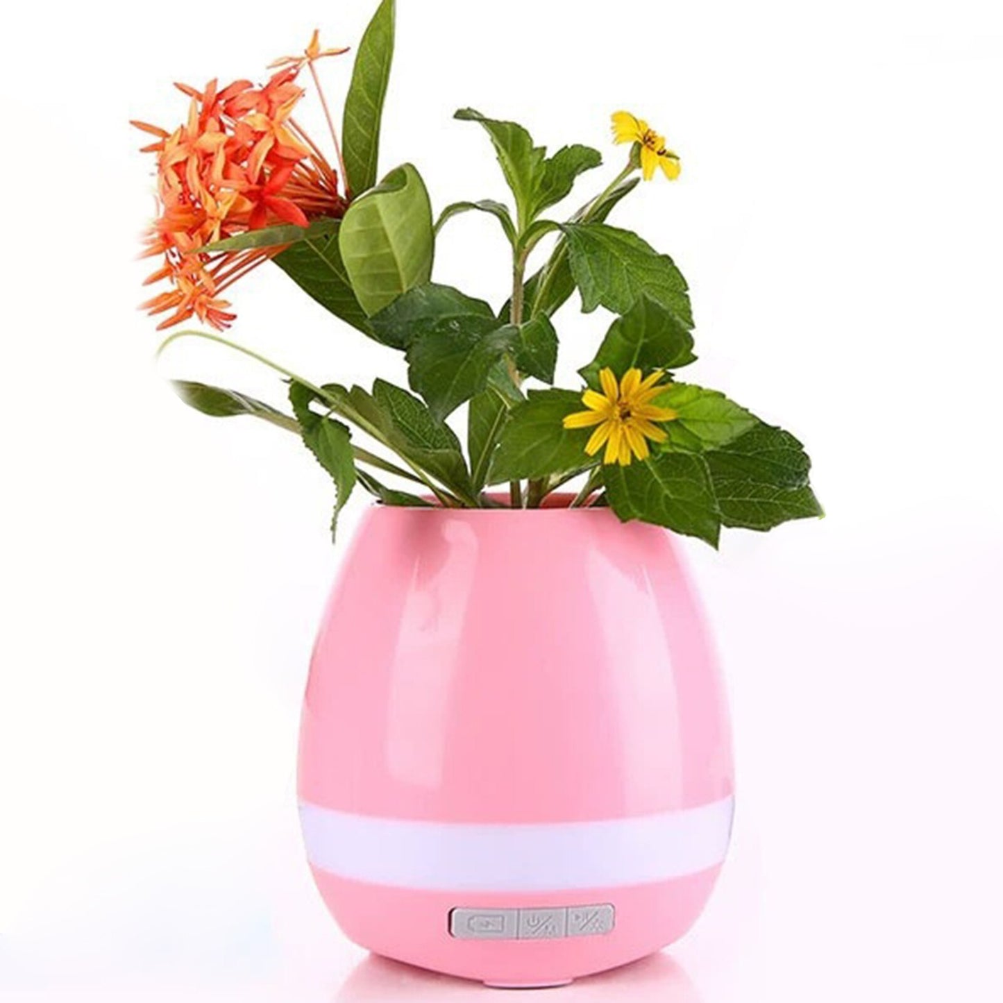 Improved Flowerpot Bluetooth Speakers with Touch Plant LED Light