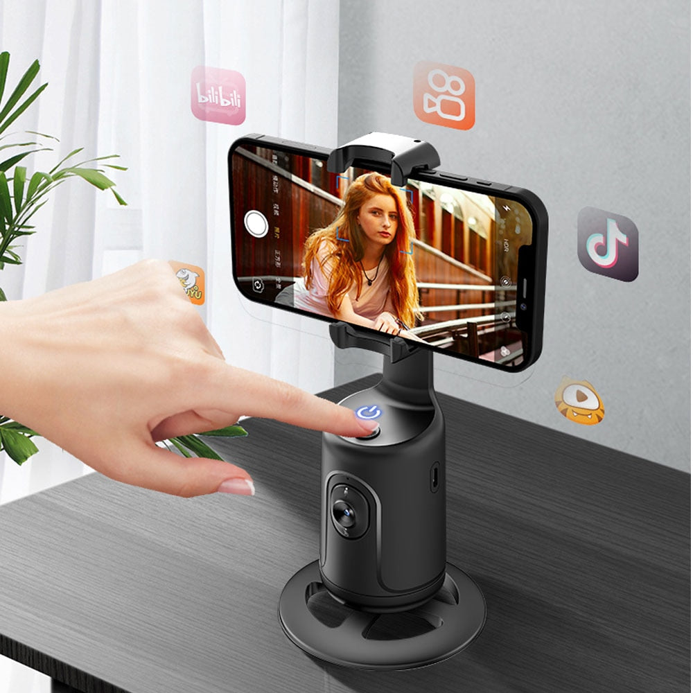 Smart 360° Auto Face Tracking Gimbal All-in-one Rotation Phone Holder