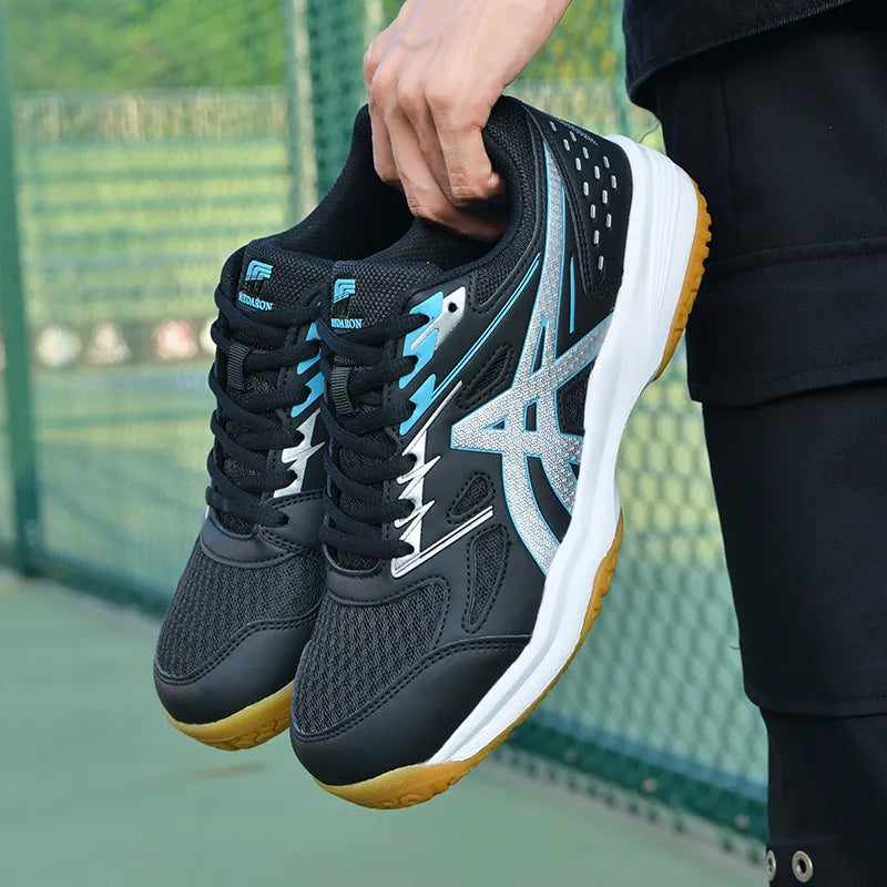 2022 New Brand Mens Badminton Shoes Spring Lightweight Volleyball Sneakers Men Lace Up Breathable Badminton Trainers Sneakers