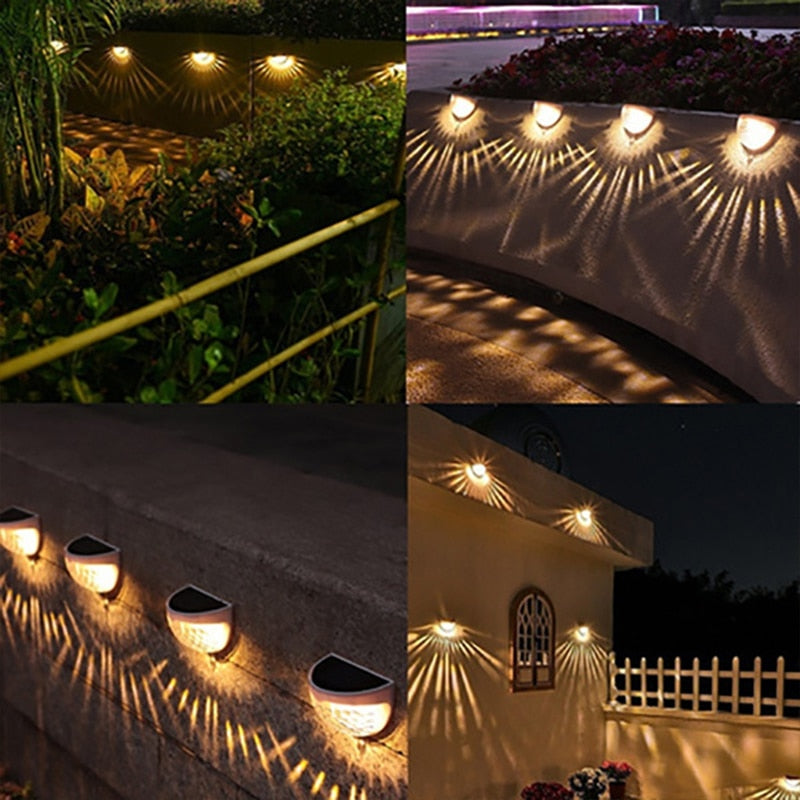 LED Solar Outdoor Wall Lamps