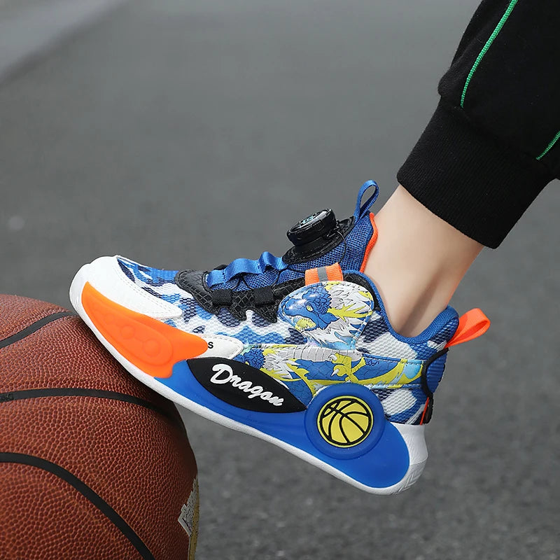 2023 New Boys Basketball Shoes Brand Kids Sneakers Non-slip Children Running Sport Tenis Shoes for Boy Breathable Trainer Shoe