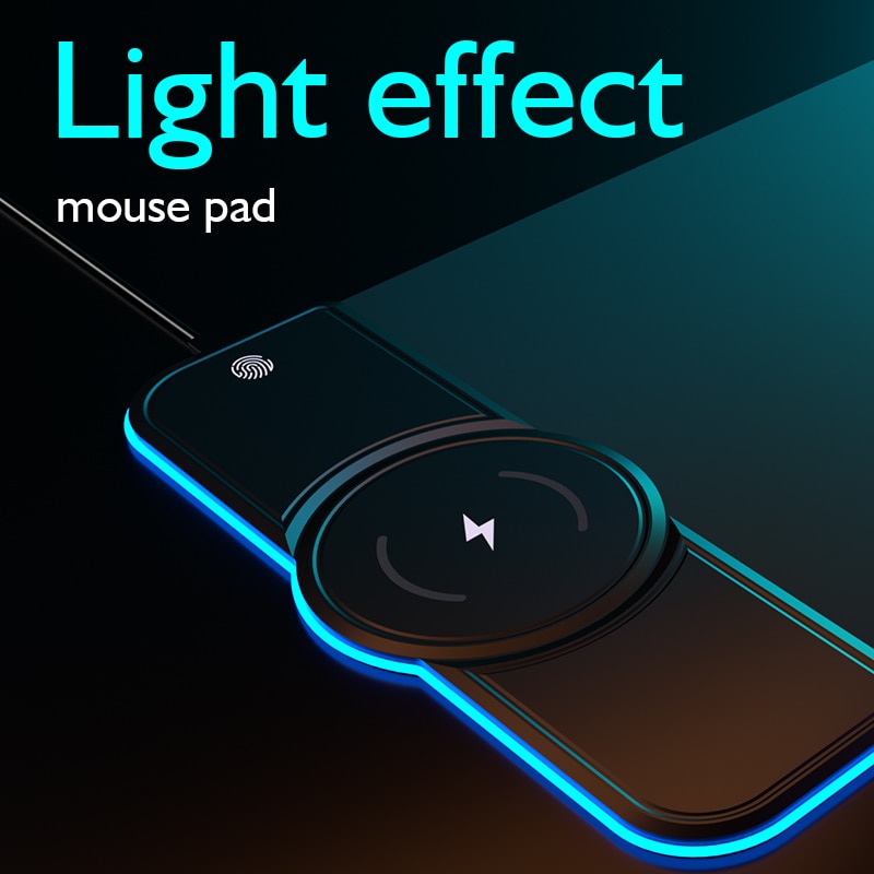 Wireless Charging Mouse Pad | Wireless Mouse Pad | Bazi Gadgets