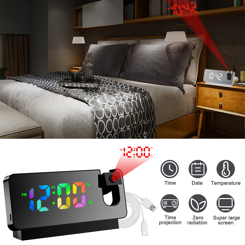 Projection Alarm Clock | Digital Alarm Clock | Bazi Gadgets