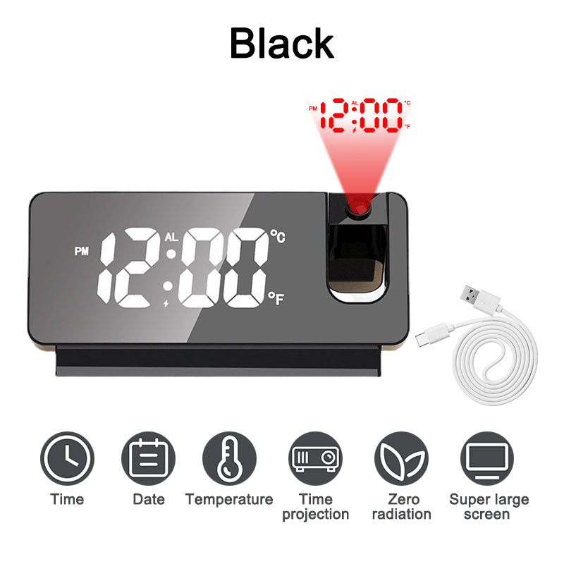 Projection Alarm Clock | Digital Alarm Clock | Bazi Gadgets