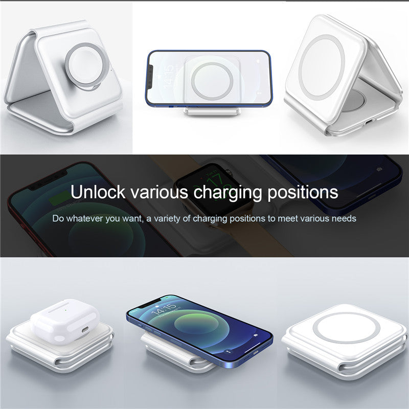 Foldable Magnetic Wireless Charger for iPhone