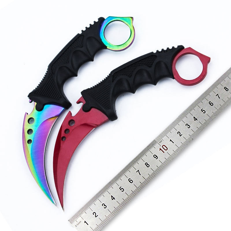 Three-eye Pure color Claw Knife