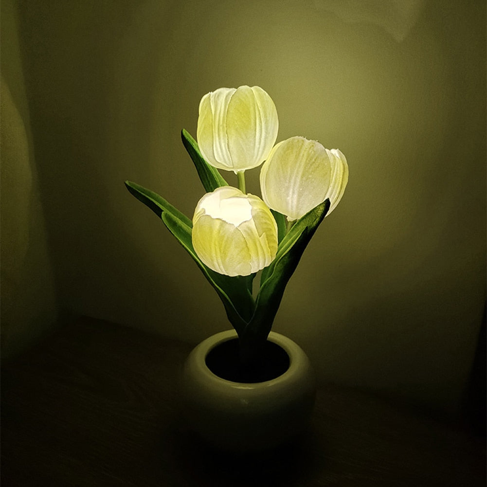 Flowerpot Potted Table Lamp