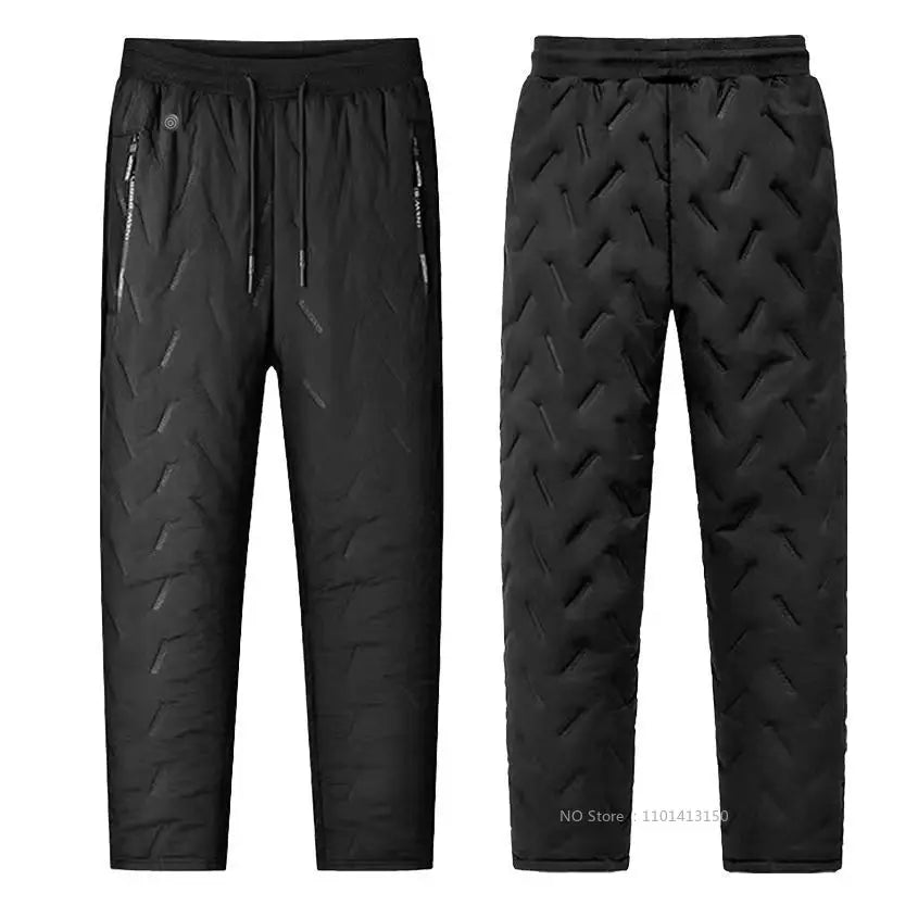 Male Heating Pants Elastic Waist USB Heated Sports Trousers Skiing Fishing Motorcycle Outdoor Casual Thermal Pants plus Size 6XL
