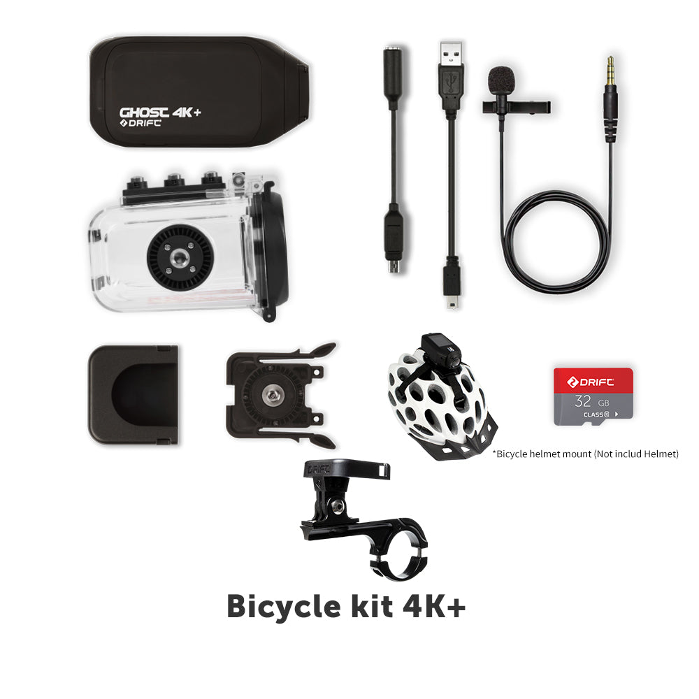 Drift Ghost 4K+ Plus Action Camera Motorcycle Bicycle Bike Mount