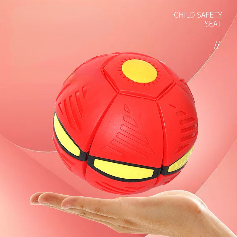 Flying UFO Flat Throw Disc Ball Without LED Light