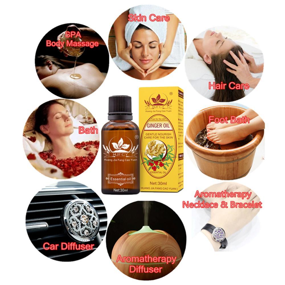 Ginger Essential Oil Body Massage