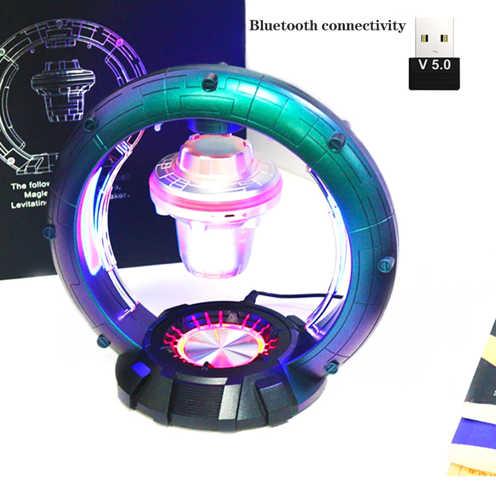Magnetic Levitation Bluetooth Speaker Spacecraft Globe Auto Connect Phone Subwoofer Wireless Smart Speaker Sound