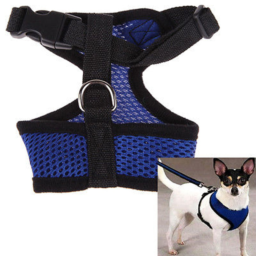 Free Shipping Small Dog Pet Harness Puppy Cat Vest Harness Collar For Chihuahua Pug Bulldog Cat arnes perro