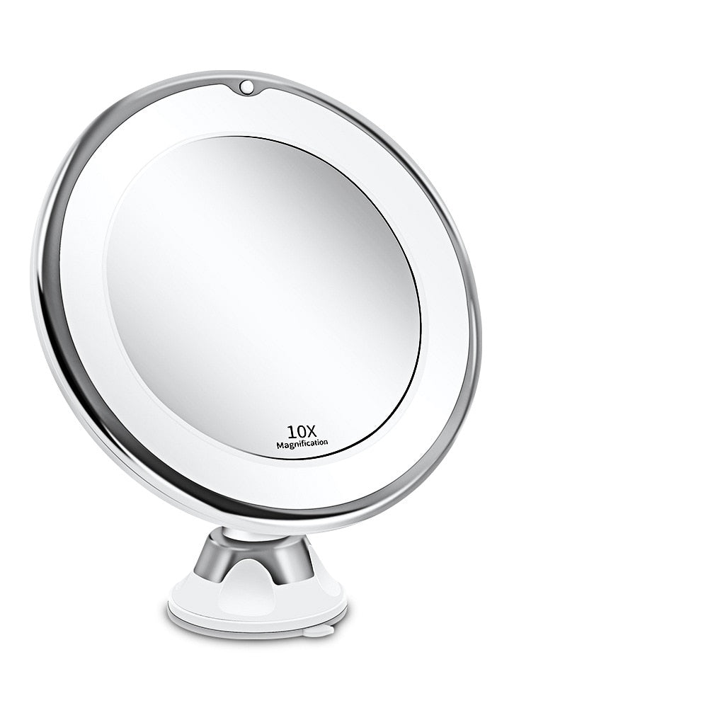 Flexible Makeup Mirror 10x Magnifying Mirrors