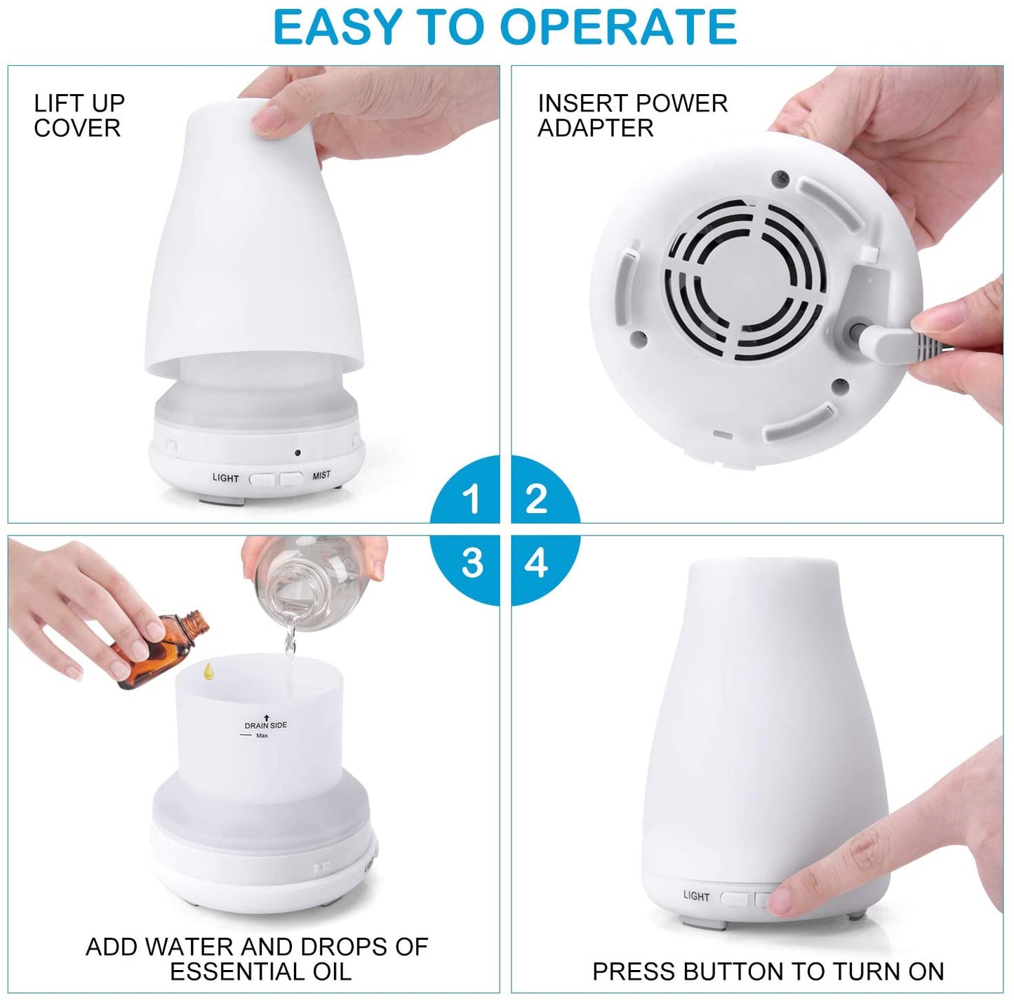 Essential Oil Diffuser | Essential Oil Humidifier | Bazi Gadgets