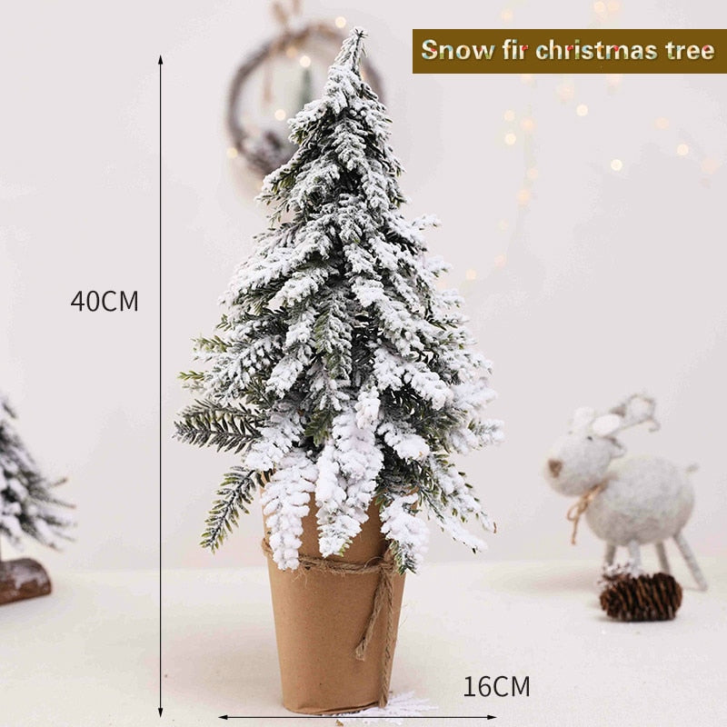 Christmas Snowflake Cedar Pine Cone Trees