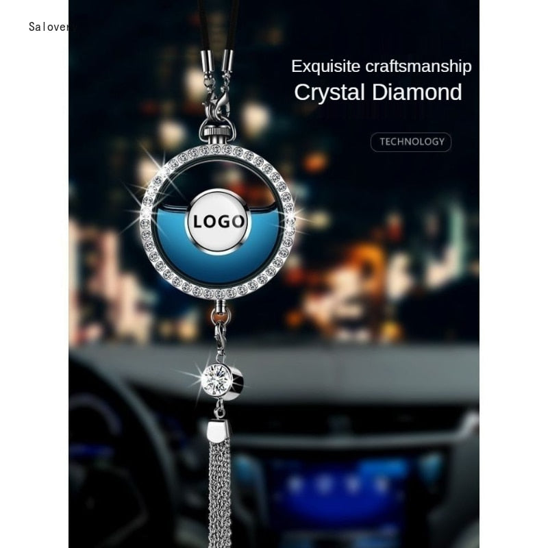 High-grade Car Perfume Diamond Pendant Interior Products Ornaments Birthday Gift Auto Decoraction (not Sending Liquid Perfume)