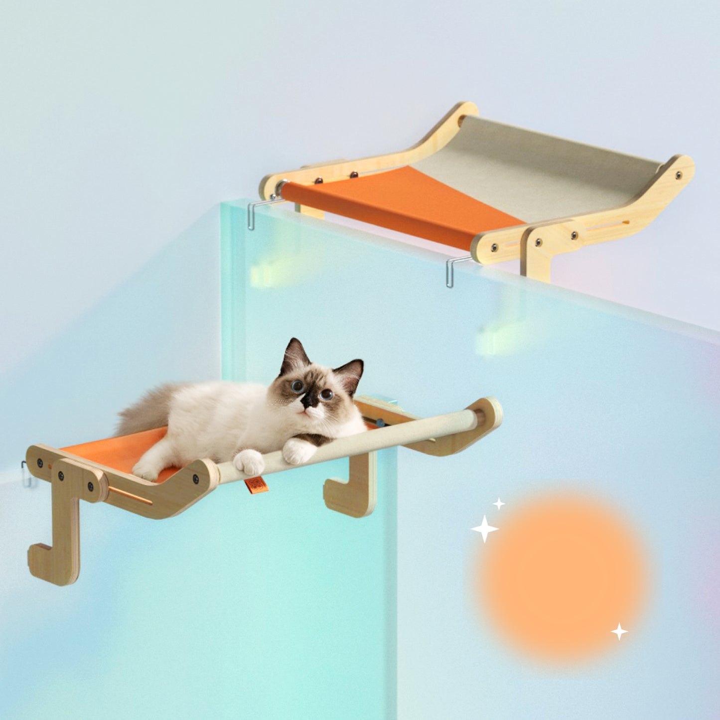 Mewoofun Cat Hanging Bed