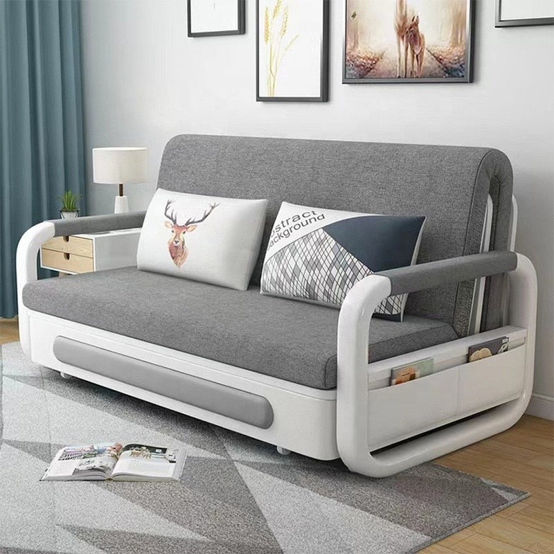 Modern multi-function wooden folding sofa cum bed folding living room furniture sofa bed