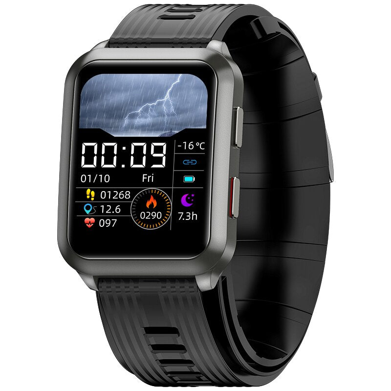 P60 Smartwatch Air Pump Airbag True Blood Pressure Oxygen Temperature Heart Rate Monitor Medical Sphygmomanometer Smart Watch
