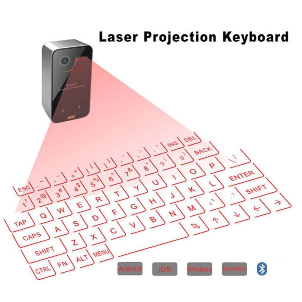 Wireless Bluetooth Keyboard Projector
