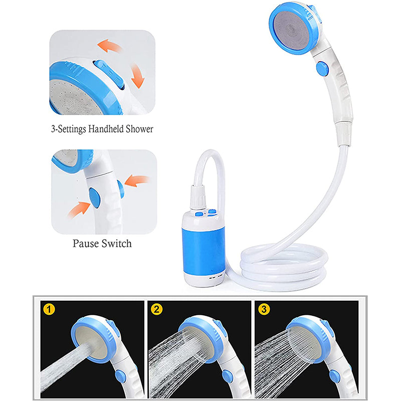 Rechargeable Bathing High Pressure Shower For Outdoor Camping