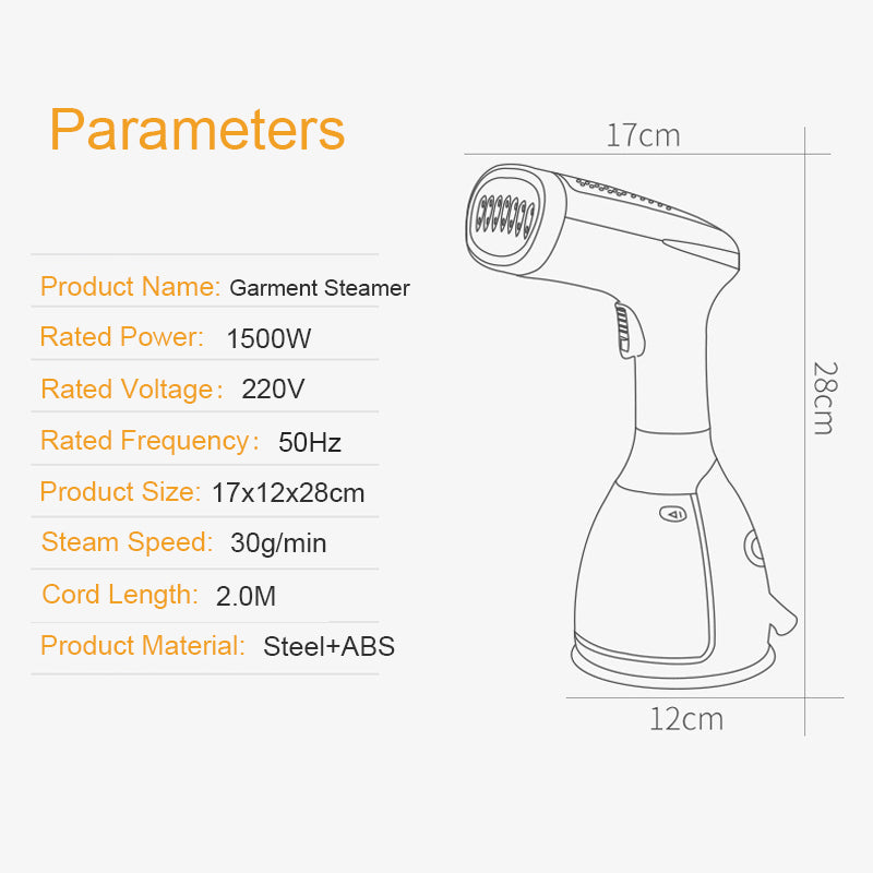 Hand Garment Iron Steamer for Clothes