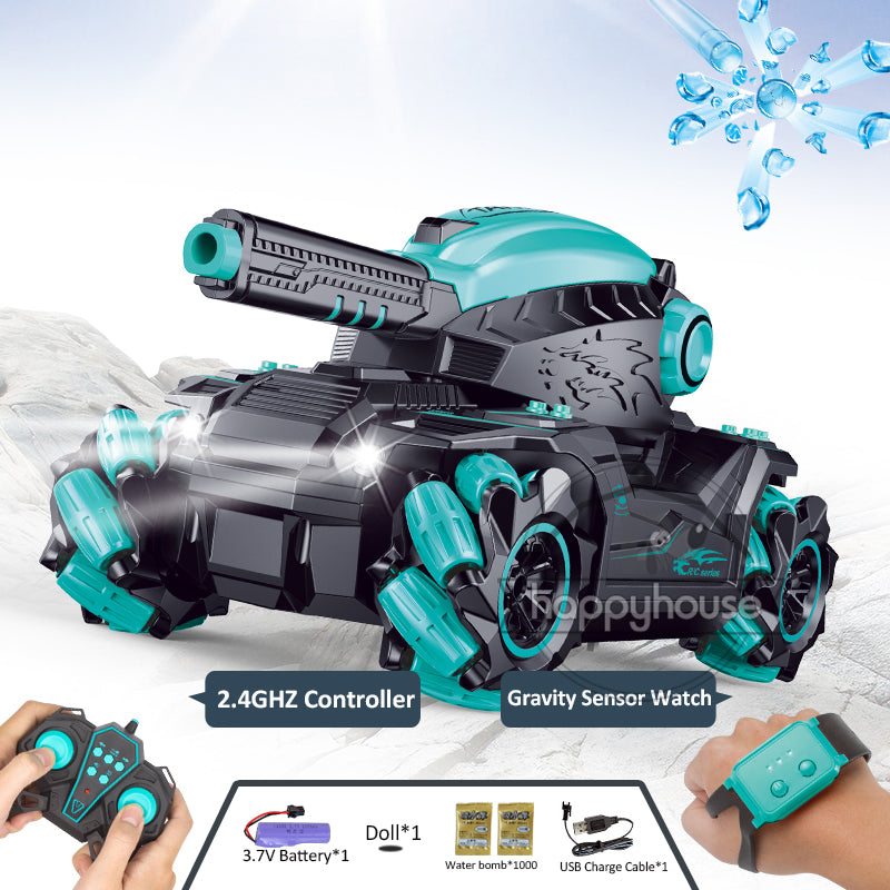 Remote Control Tank for Children Water Bomb Tank Toy