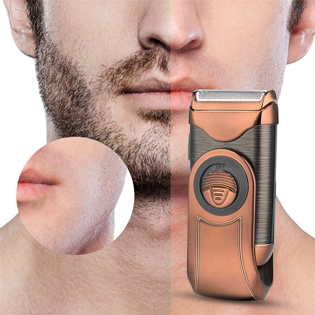 Men's Electric Shaver Beard Trimmer Facial Hair Removal