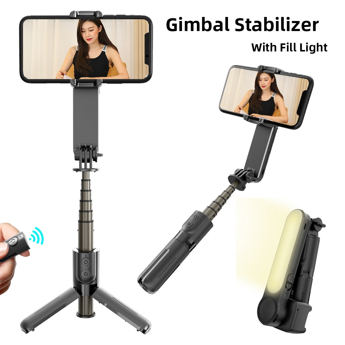 Handheld Gimbal Stabilizer Tripod
