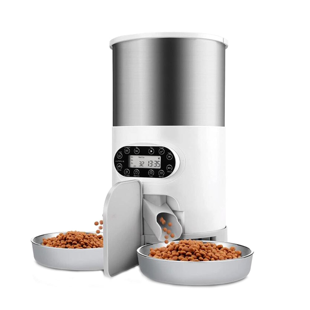 Pet Feeder Cats And Dog Food Automatic Dispenser