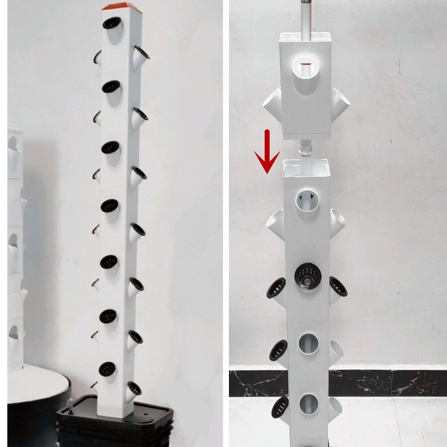 Vertical Hydroponics Tower Garden Aeroponic Growing System Kit