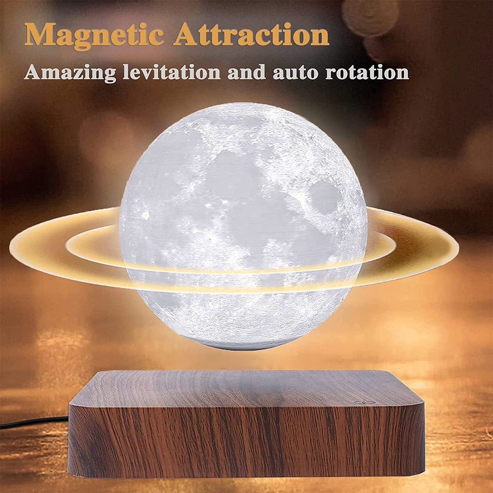Creative Magnetic Levitation 3D Moon Lamps Home Decoration