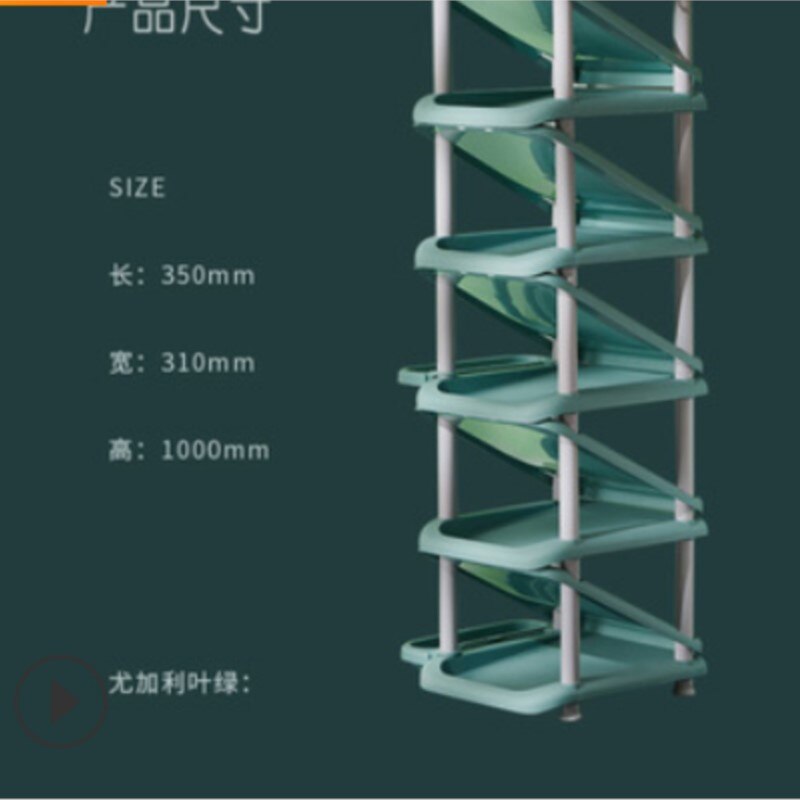 The new shoe rack dormitory simple door shoe cabinet economical multi-layer household narrow and space-saving storage artifact