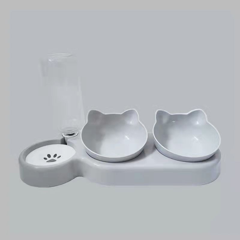 Cats Bowl Automatic Feeder Water Dispenser