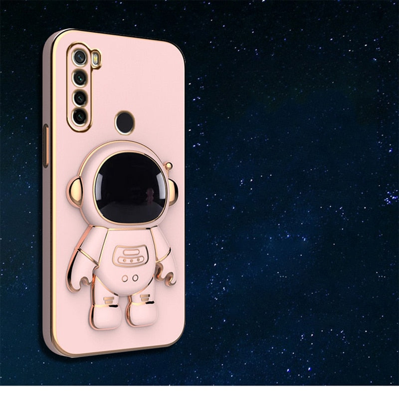 Astronaut Bracket Plating Phone Holder Case