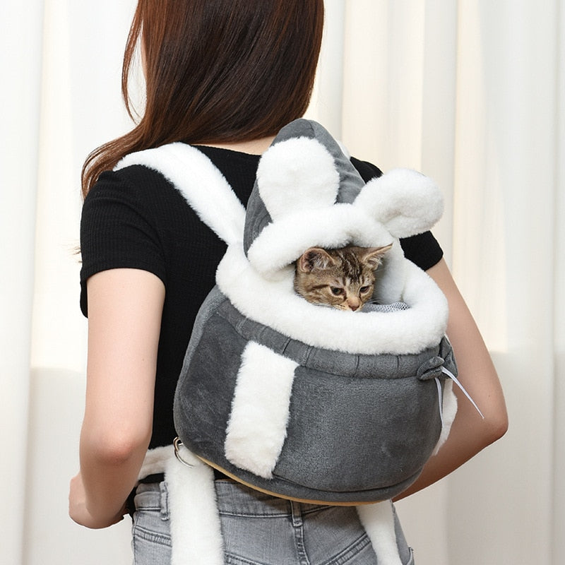 Carrier Bag for Small Cat Dogs Backpack Winter Warm