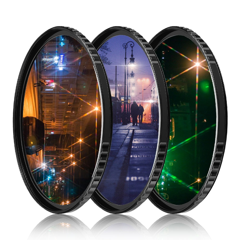 Star Line Camera Lens Filter for Canon Sony Nikon DSLR Cameras