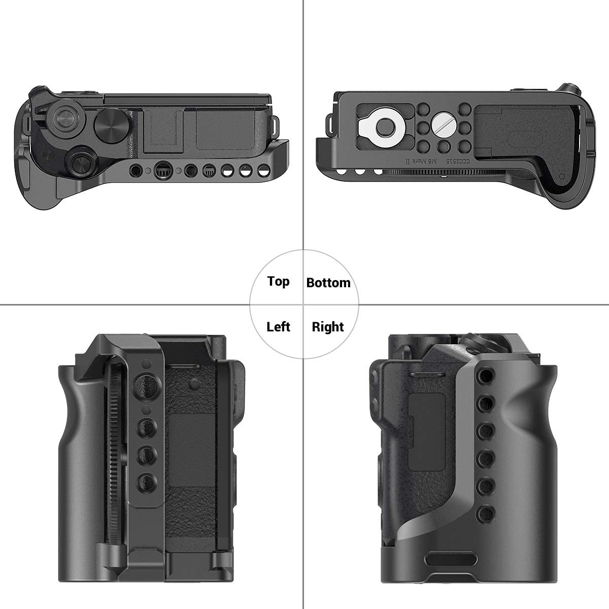 Comfortable Handle Grip SmallRig Camera Cage Rig for Canon EOS M6 Mark II