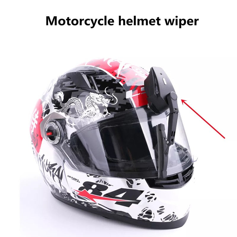Universal Motorcycle Helmet Electric Wiper